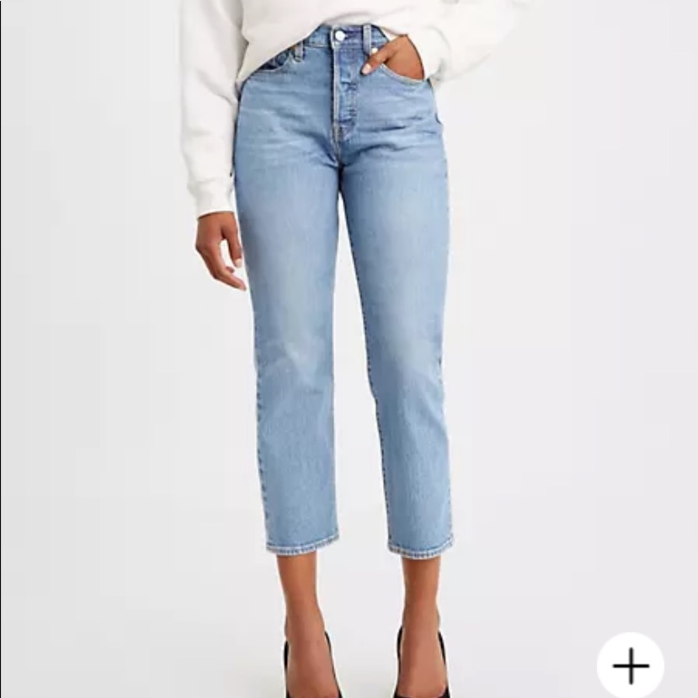 Levi’s Wedgie Fit Straight Jeans - crop